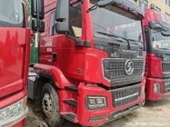 Warehouse 20000km 430HP Heavy Duty Trailer Truck Shacman Delong MS430 In Red Color